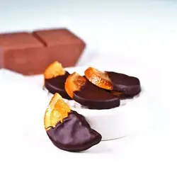 Bitter Çikolata Kaplı Portakal Dilimi