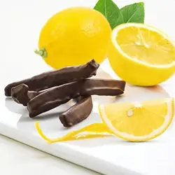 Çikolata Kaplı Limon Kabuğu