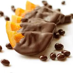 Sütlü Çikolata Kaplı Portakal Dilimi