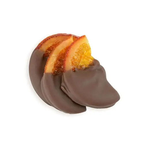 Sütlü Çikolata Kaplı Portakal Dilimi